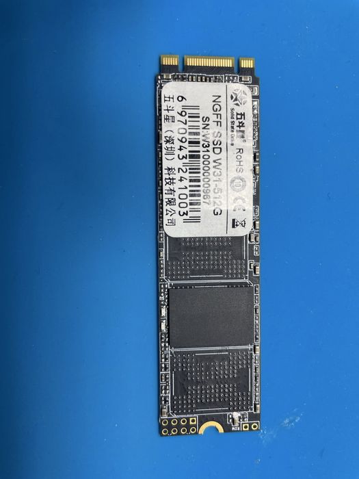 SSD Nvme NGFF 512 гб