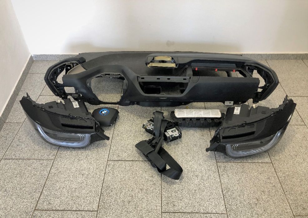 BMW I3 lci kit airbag volan plansa bord far full led stanga dreapta