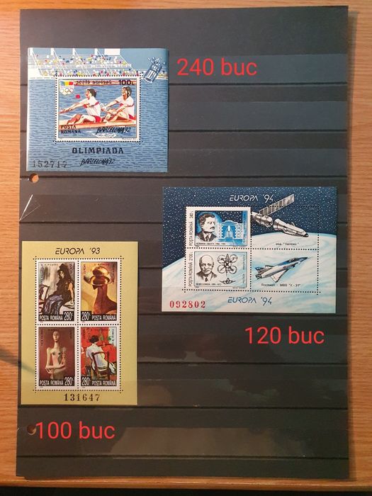 Lot colite MNH Romania, Euopa cept