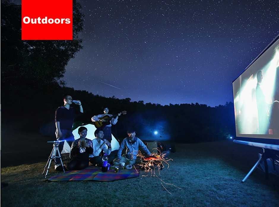 Преноси мини видео проектор Full HD/Домашно кино/Теливизор ЛЕД/Android