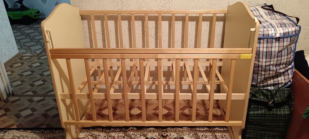 Детский кровать с ортопедический матрасом