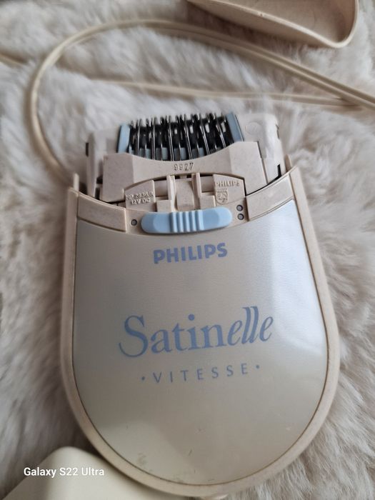Epilator Philips Satinelle Vitesse - Perfect funcțional (+ accesorii)