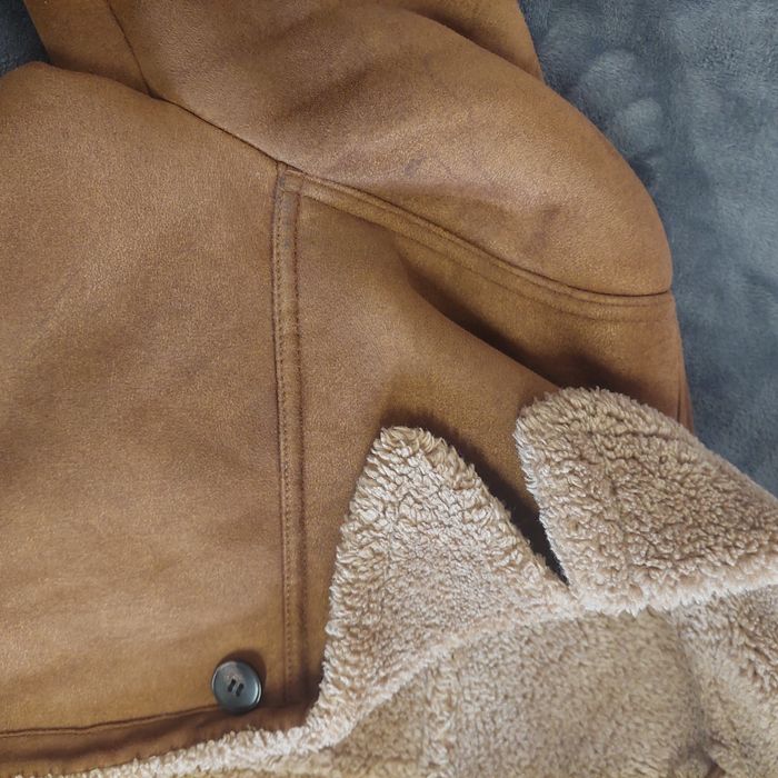 Яке ZARA кожа велур