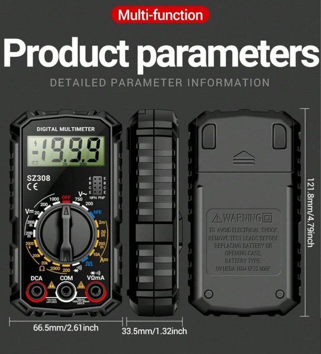 Multimetru digital NOU Aneng