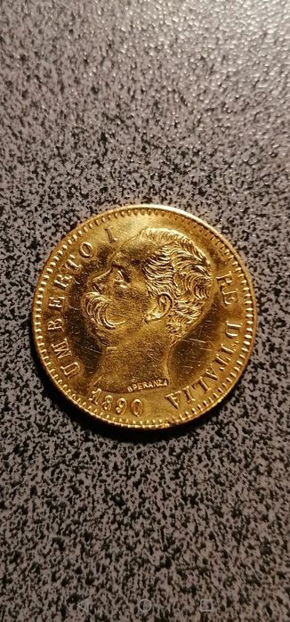 Monedă de aur Re Italia