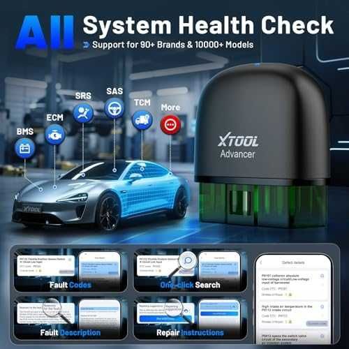 XTOOL AD20 Pro OBD2 диагностика Bluetooth iOS Android