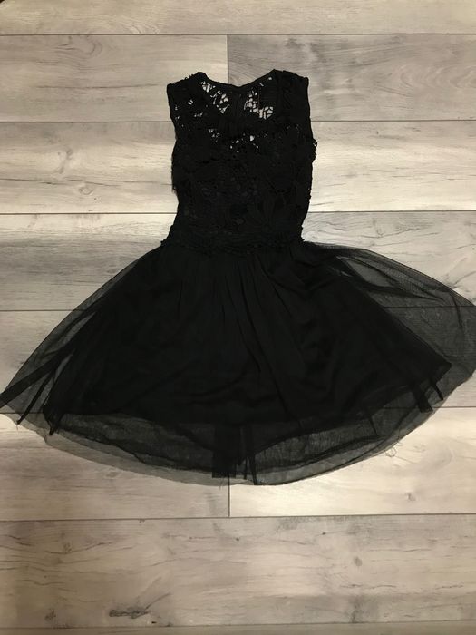 Черна тюлена рокля