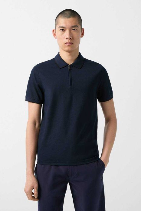 Bogner мужская рубашка поло на молнии РАЗМЕР S,M,L,XL,2XL