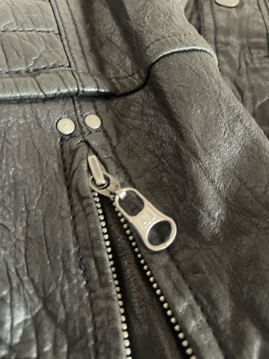 Кожено яке Armani Jeans размер М/50