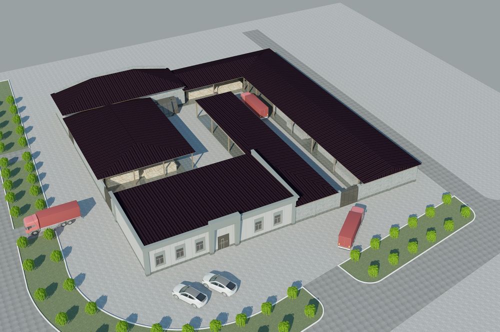 Хива омборхона завод ишлаб чикариш ер майдон