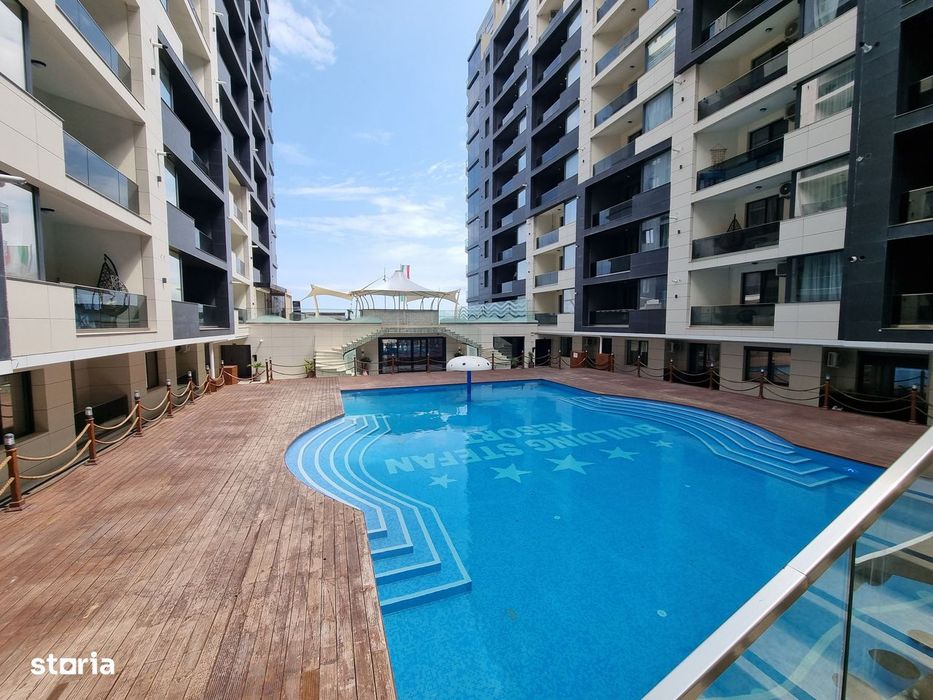 Mamaia nord promenada-studio modern mobilat utilat