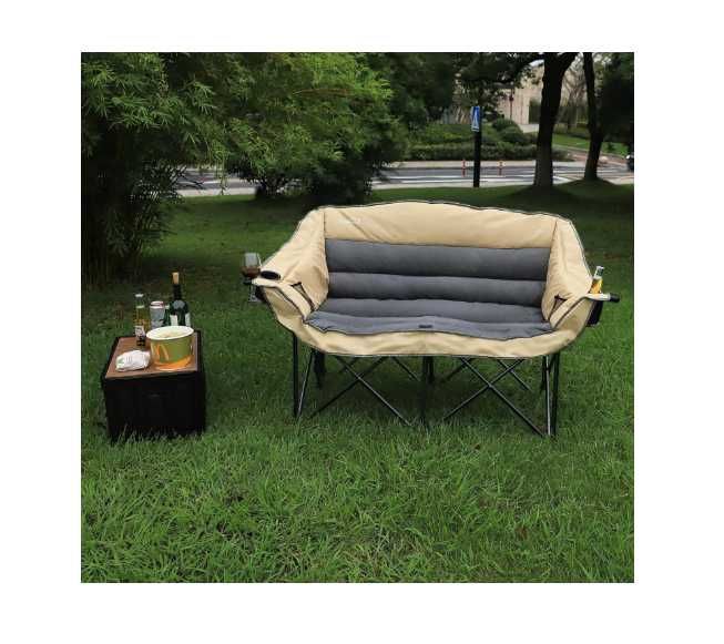 Складной походный кресло для двоих-100х90х52 см Доставка бесплатно