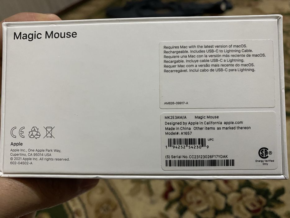 Apple Magic Mouse with Touch id and Magic Mouse