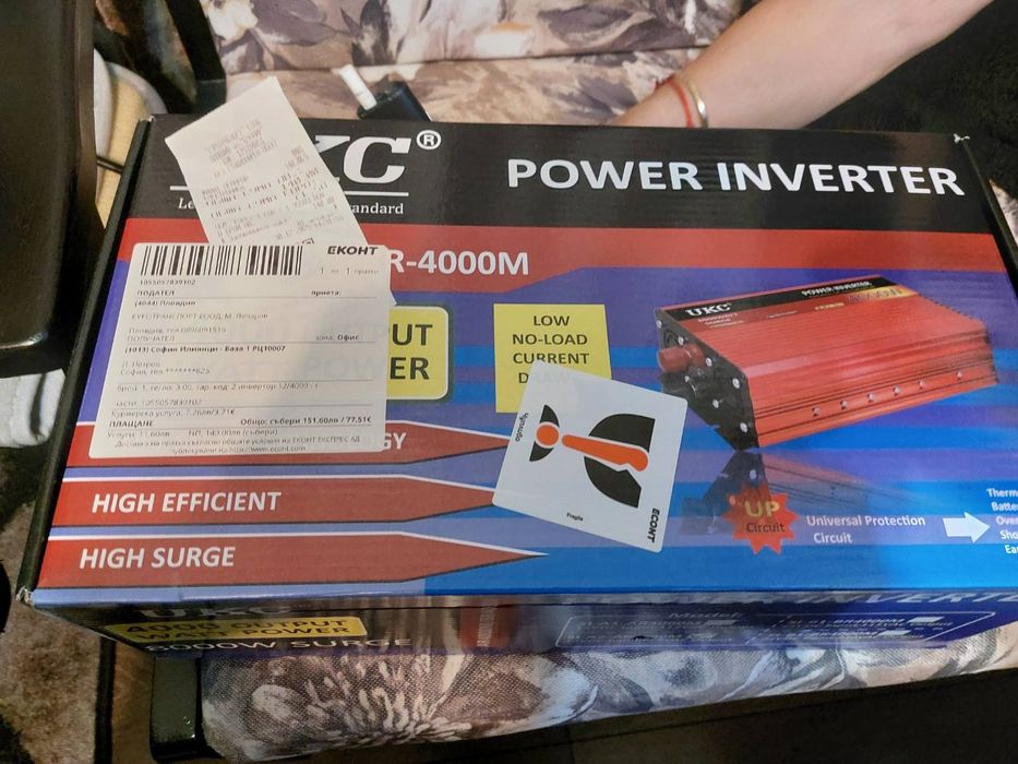 Инвертор 12V-220V 4000WATT