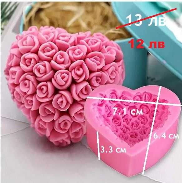 НАМАЛЕНИЕ на молдове, подходящи за свещи, сапуни, полимерна глина