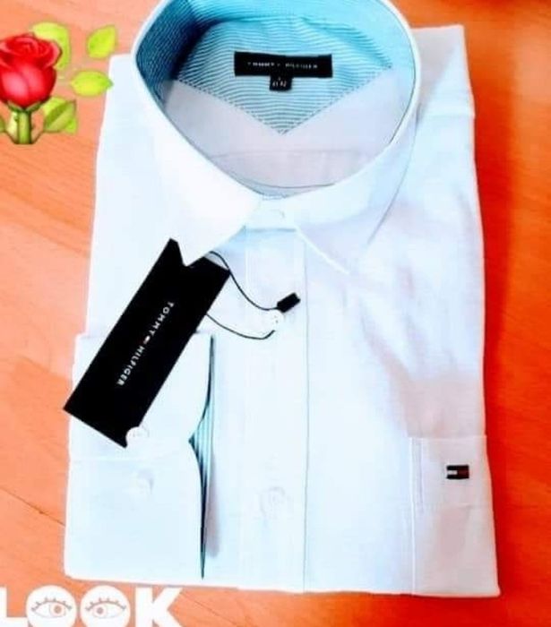 Camasa bumbac, logo brodat/model slim fit