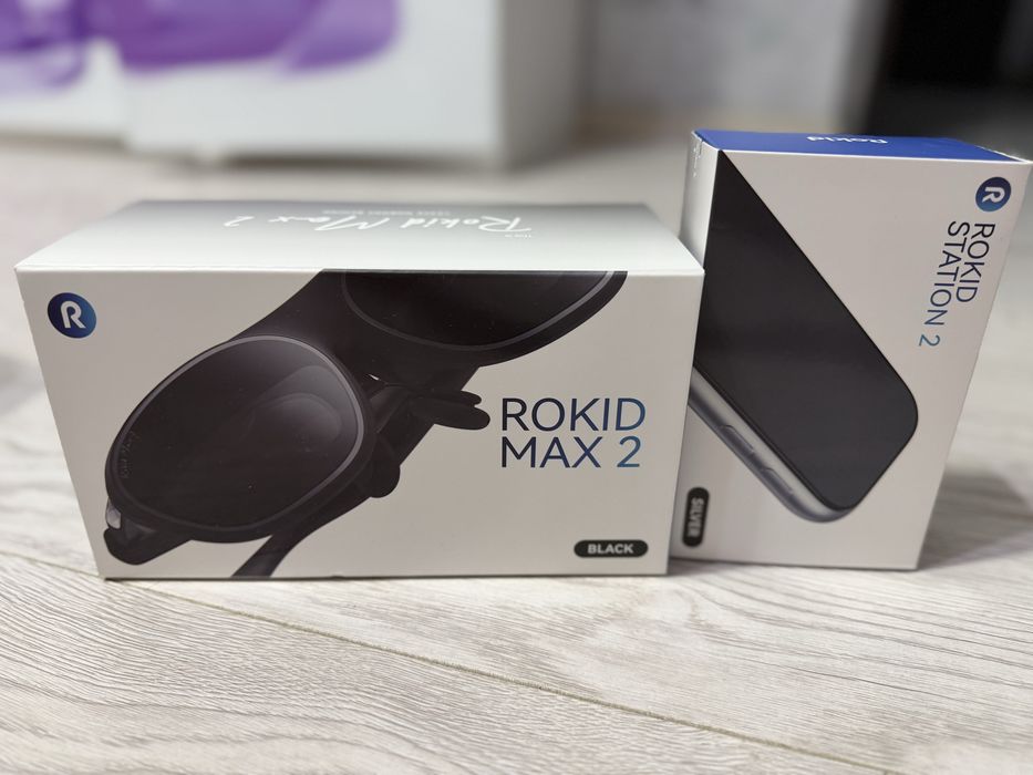 Set Ochelari AR Rokid Max 2 + Statie
