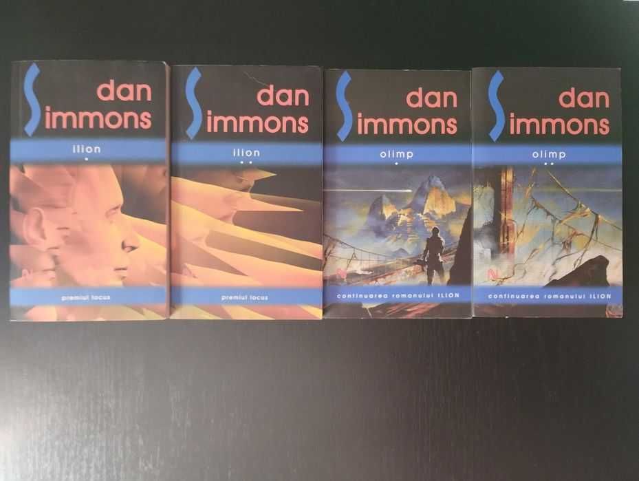 Serii de carti Science Fiction  - Ilion , Cartea soarelui nou, Cartea soarelui lung, Abatia