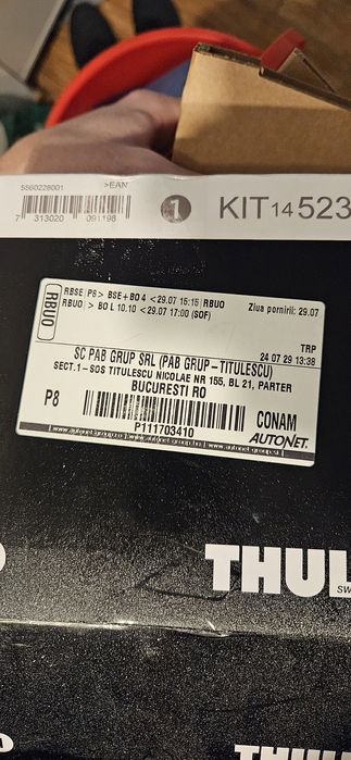 Bare transversale THULE VW Golf 8/8.5