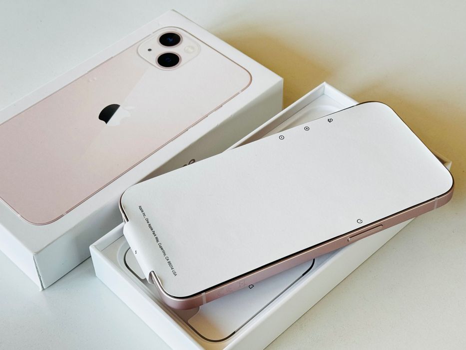 НОВ! Iphone 13 256GB Pink 100% Батерия! Гаранция 6 месеца
