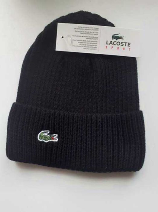 Caciula unisex, Lacoste , neagra