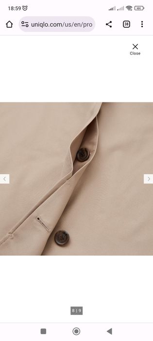 UNIQLO тренч женский