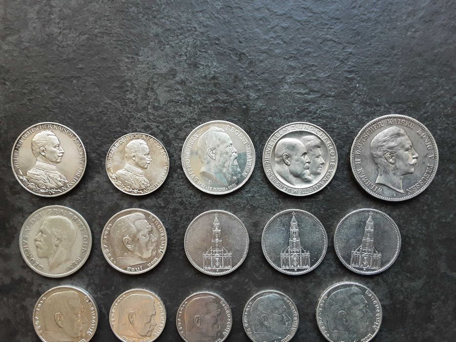 Monede argint diferite tari