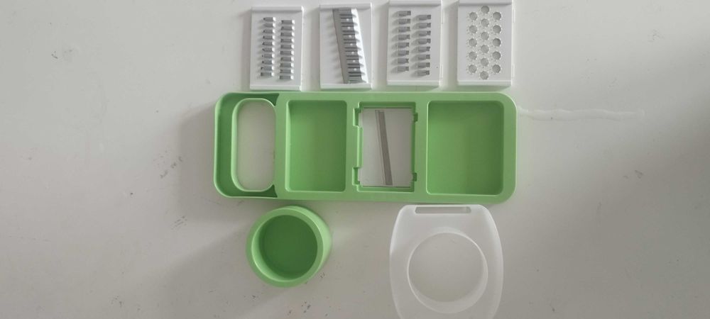 НОВО! Мултифункционално кухненско ренде 7-в-1 | 5 приставки