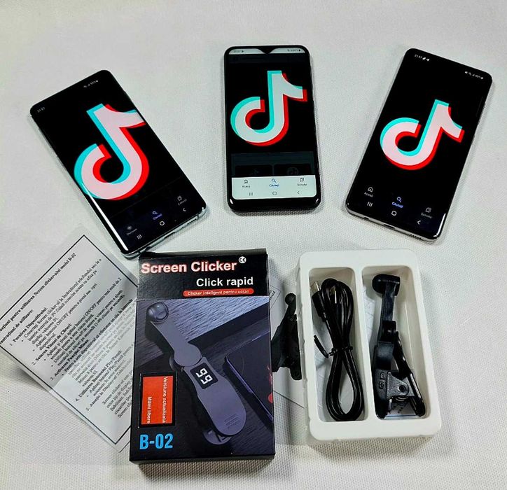 Screen Clicker TikTok - Transformă Telefonul în Magie! TAP TAP