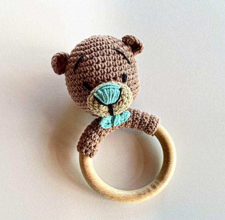 Бебешка дрънкалка ръчна изработка