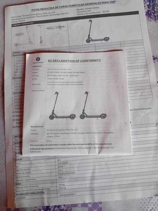 Vând trotineta electrica xiaomi go 4  ,20km/h
