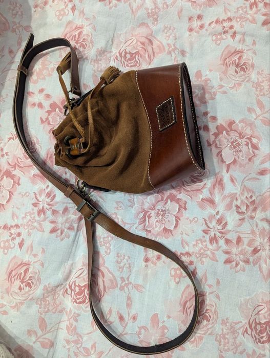 сумка бохо кожанная