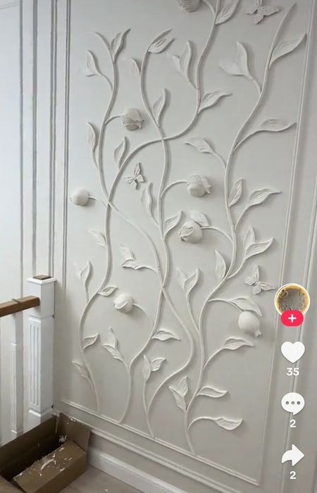 Гипсовый лепнина