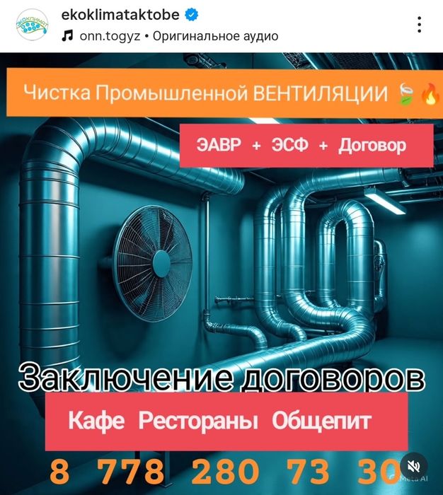 Обслуживание Вент Систем и Дымоходов