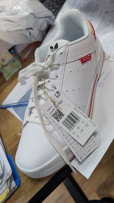 Adidas Court Torino Alb