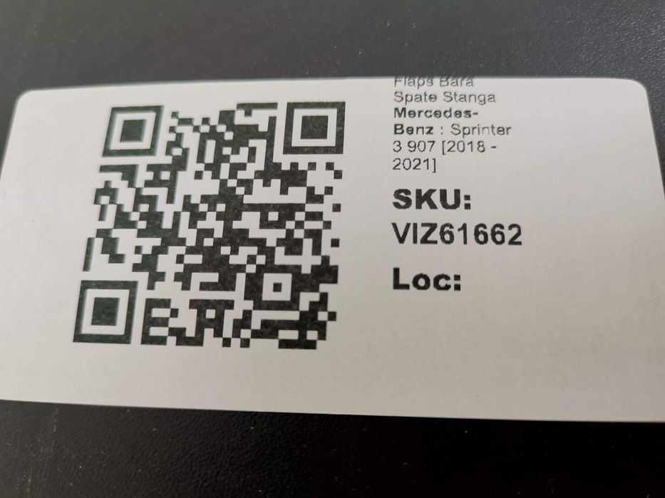 Flaps Bara Spate Stanga Mercedes-Benz  Sprinter 3 907 2018 2019 2020 2