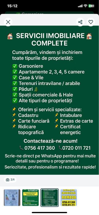 Vand Apartament 3Camere MOLL Pitesti Pret 82.000€