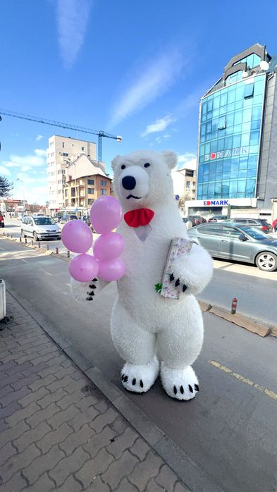 ИЗНЕНАДА с гигантска бяла МЕЧКА или ПАНДА