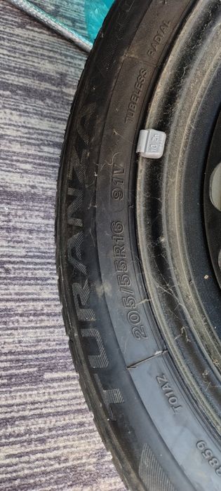 Roată Rezerva Vara Noua 205 55 16 Bridgestone Turanza Skoda Audi Seat