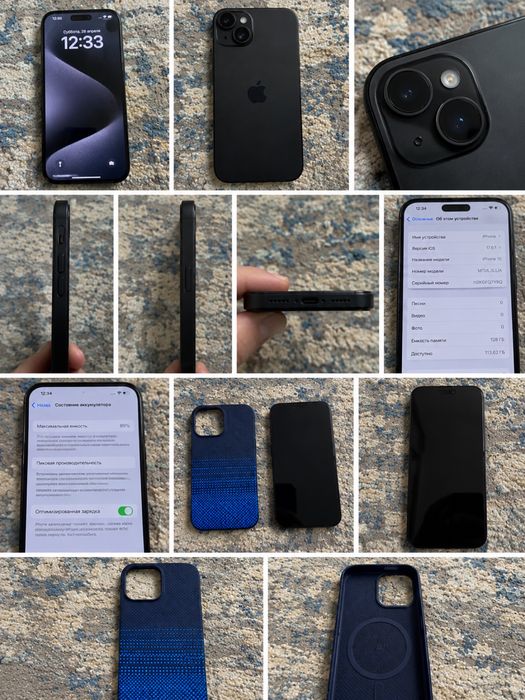 Iphone 15 128GB Black •АКБ 89%•
