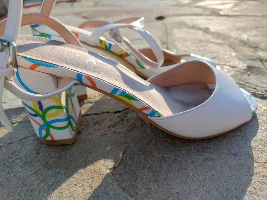 Дамски сандали естествена кожа 39 номер