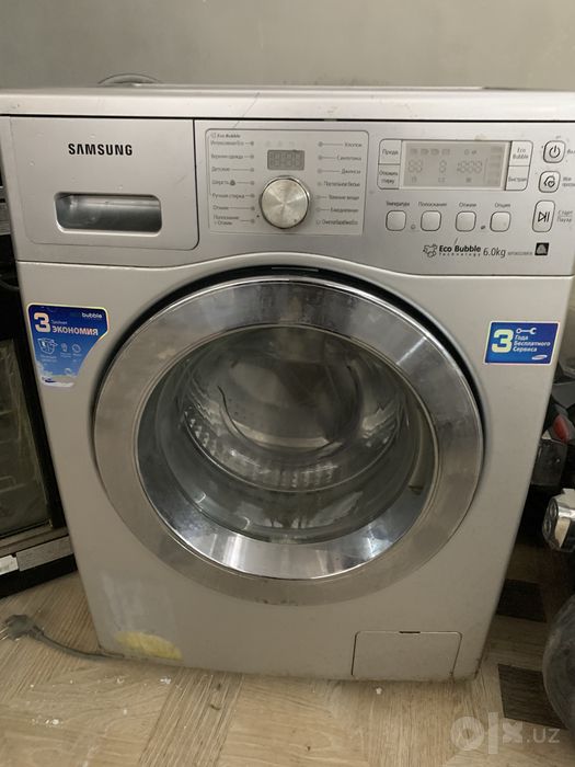 Kir yuvish mashinasi Samsung Eco Bubble 6 kg Yaxshi holatda