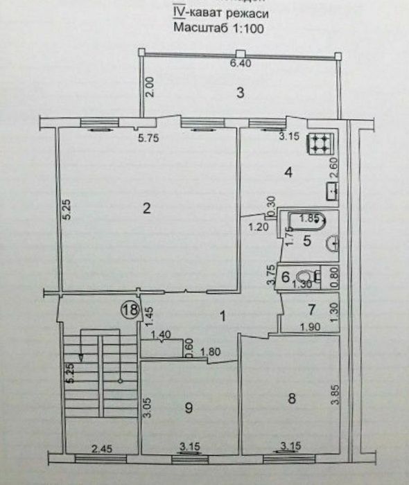 Юабвд 19. 4/1/5. 92м2.