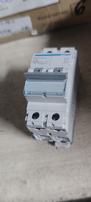 Продам автоматические выключатели на 25А 2Р и УЗО на 6А 2Р