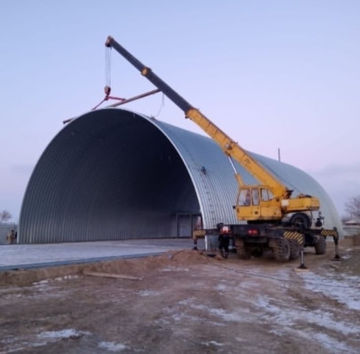 Арочный ангар под ключ