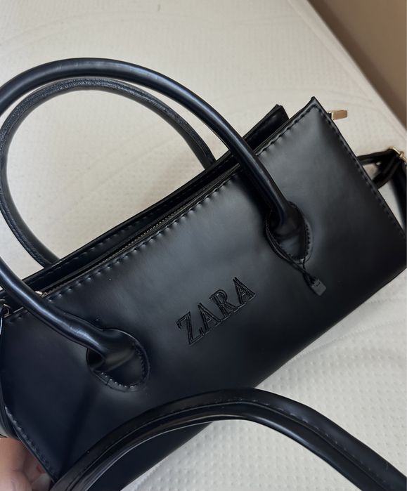 Кожена чанта Zara