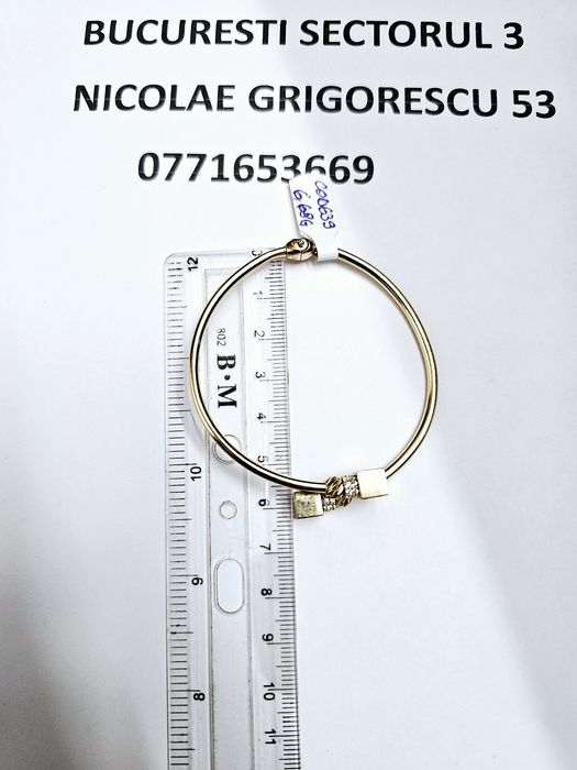 Vand bratara din aur 14 k 6.68 g cod 639