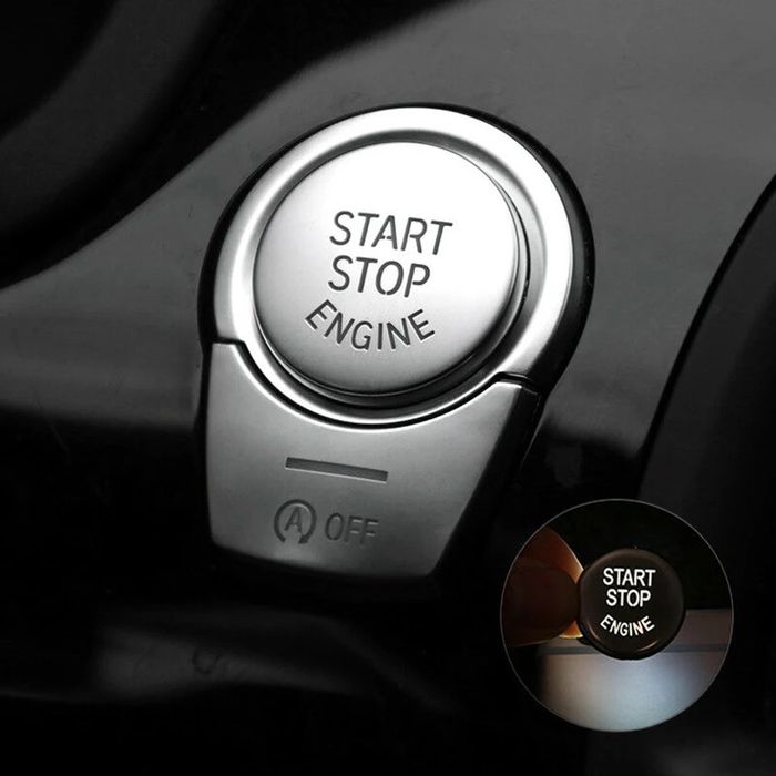 Buton Interior Gri Crom Parcare Start Stop Bmw Seria 3 5 7 F10 F25 X3