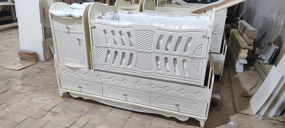 Манеж + шкаф + камод