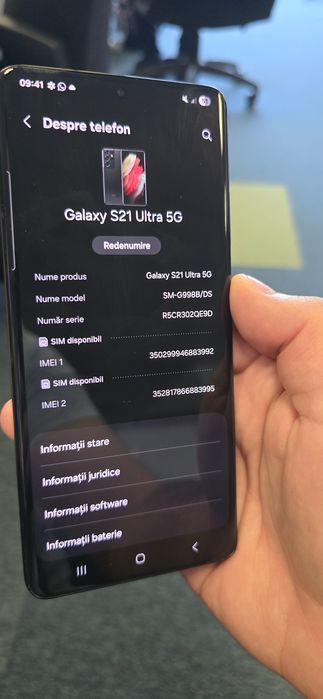 Samsung Galaxy S21 Ultra 5G – Stare buna, perfect functional
